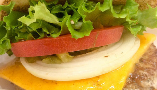 フレッシュネスバーガー　SUNAMO店でクラシックチーズバーガーを食らう　素材の味が活きたハンバーガー　国内産野菜も新鮮で美味しい