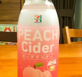 セブンアンドアイのピーチサイダーを飲んでみた