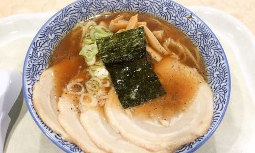 (閉店)北海道らーめん 極 イオン幕張店フードコートでラーメンを食べる