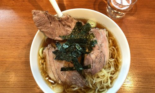 満来 新橋店でチャーシューらあめんは肉厚でボリューム満点 【新橋 ラーメン】