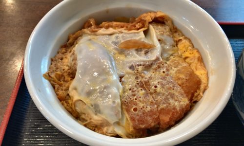 神谷町 よつぎやでかつ丼セットをいただく【愛宕　かつ丼】