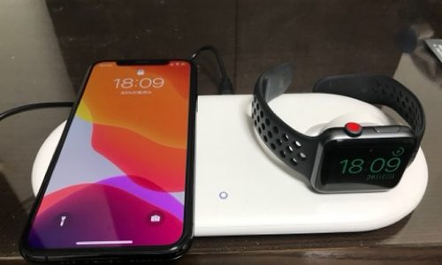 iPhoneとApple Watchを同時に置くだけで充電 Anker PowerWave+ Pad with Watch Holder